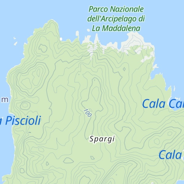 Map of Punta Banditi