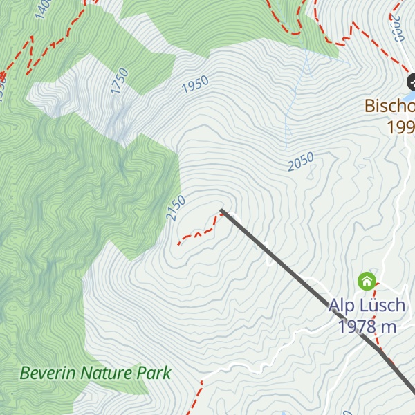Map of Lüschgrat