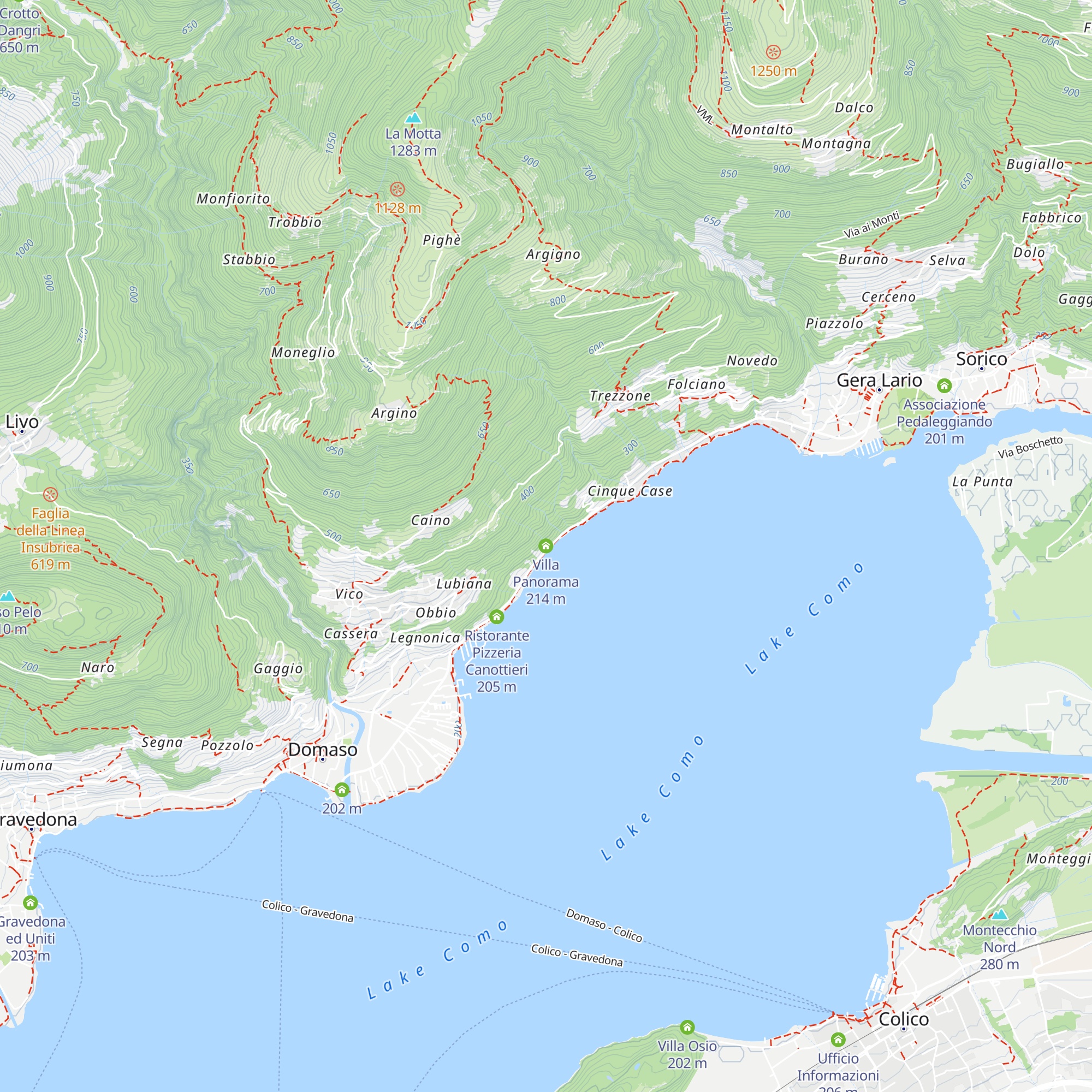 Villa Panorama map