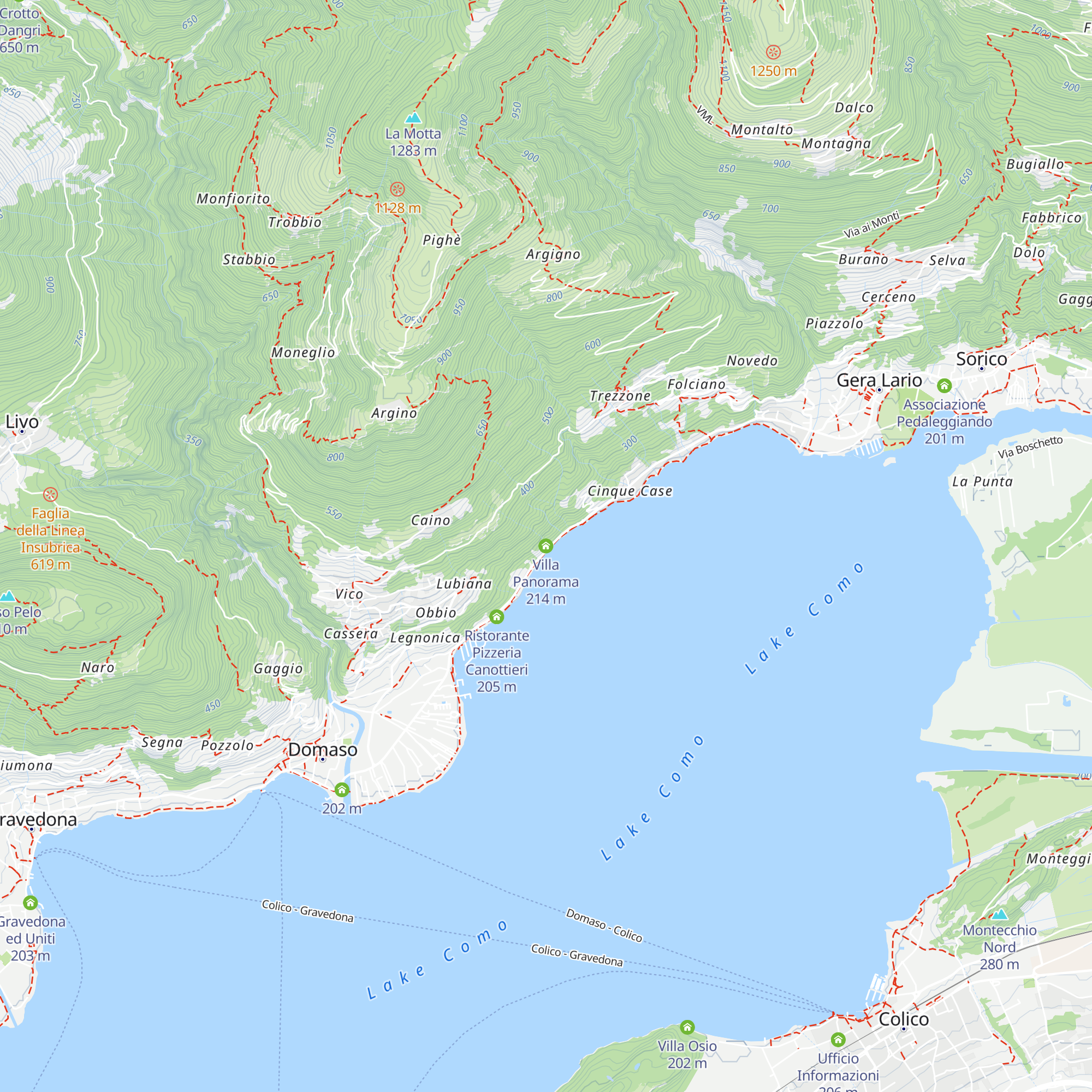 Villa Panorama map