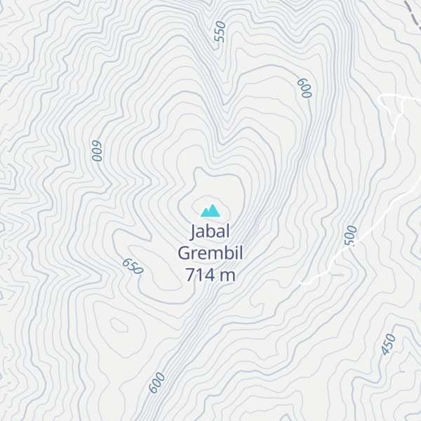 Map of Jabal Grembil