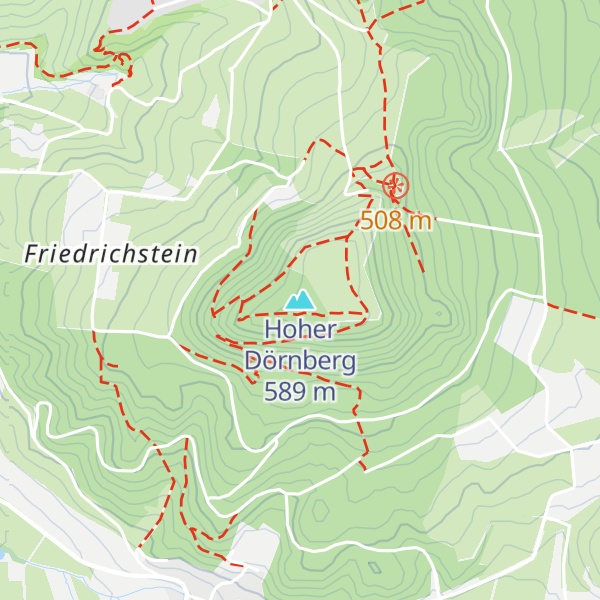 Map of Hoher Dörnberg