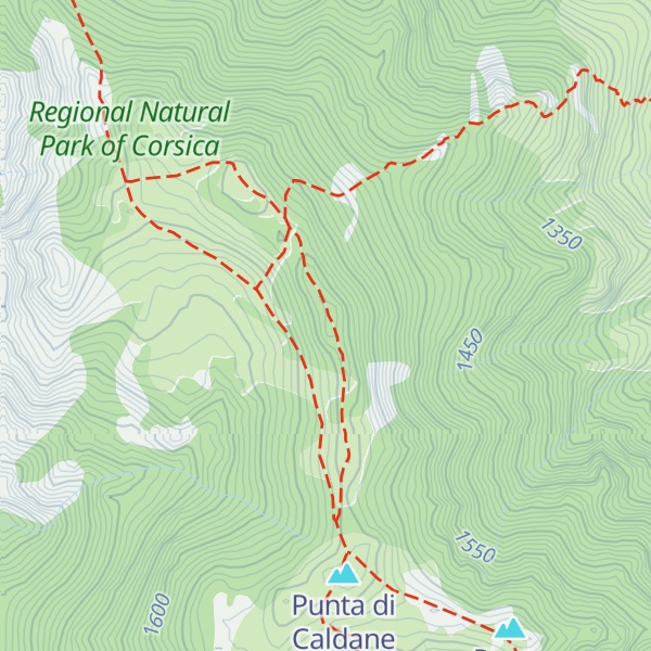 Map of Cima di Calleruccio