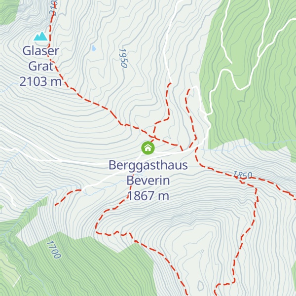 Map of Berggasthaus Beverin