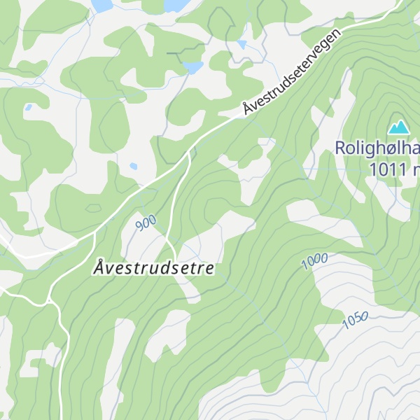 Map of Blåbærhaugen