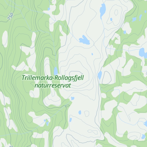 Map of Slettefjell