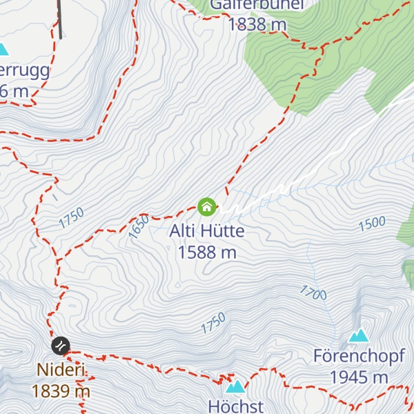 Map of Alti Hütte