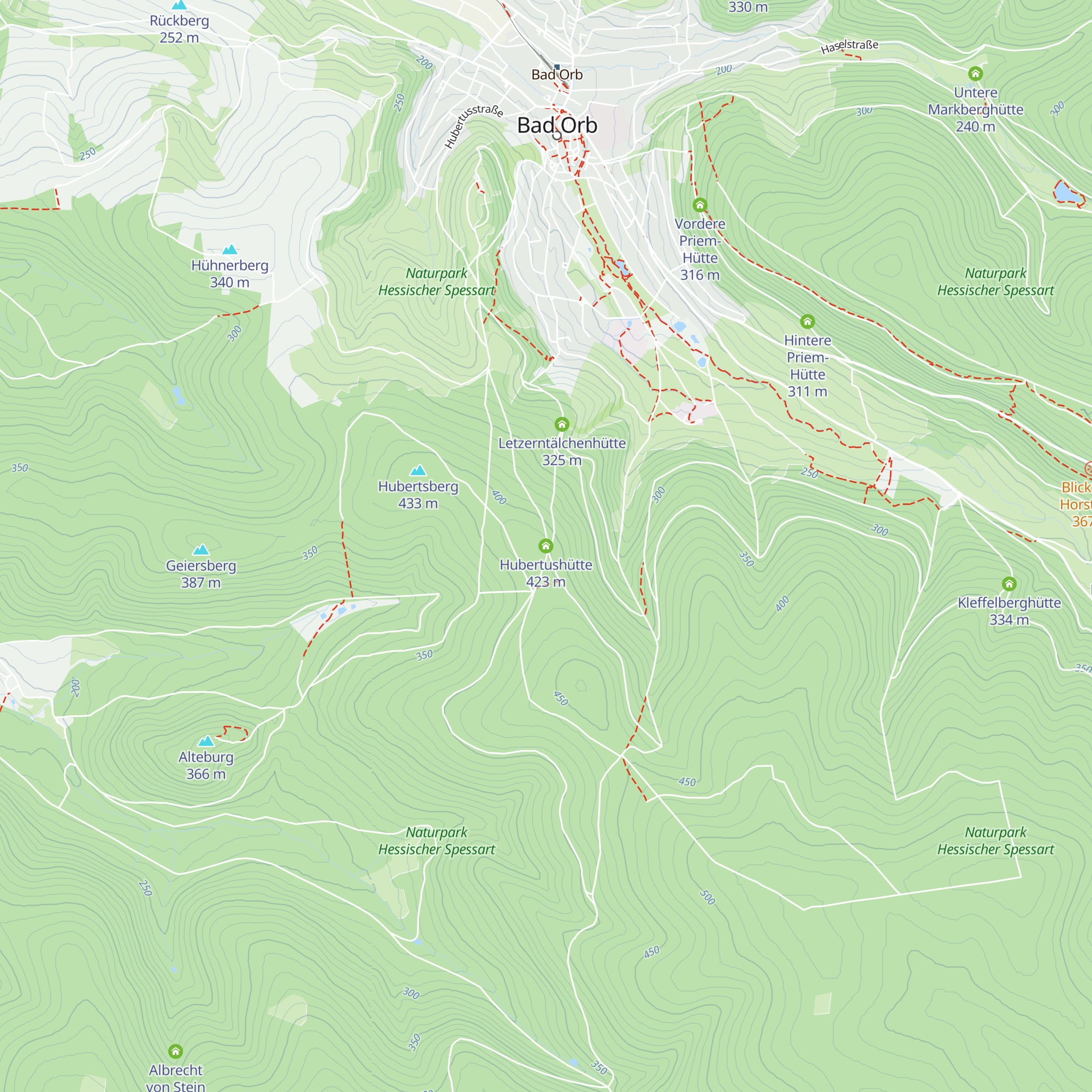 Hubertushütte map