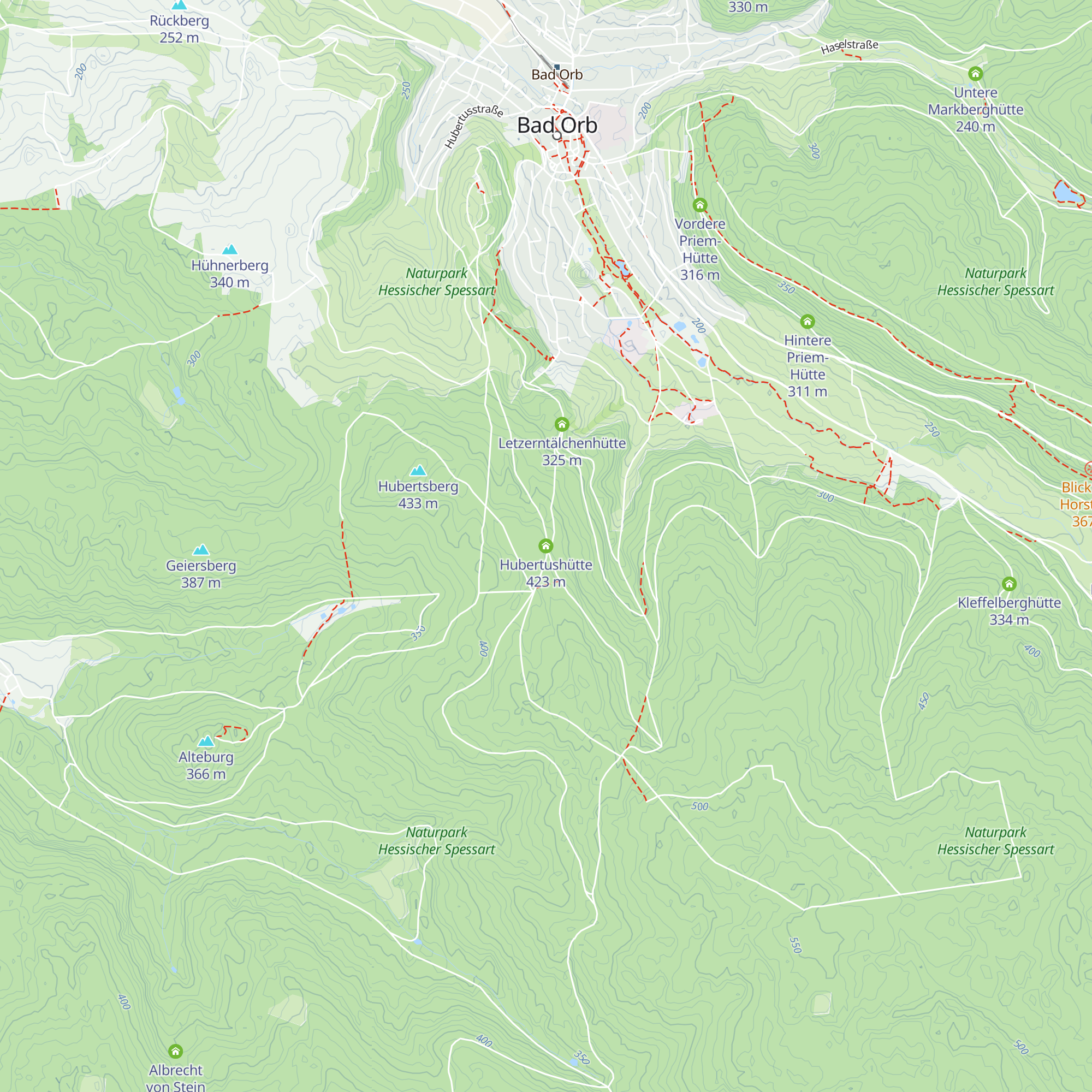 Hubertushütte map