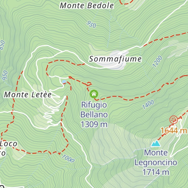 Map of Rifugio Bellano
