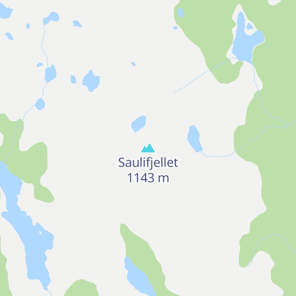 Map of Saulifjellet