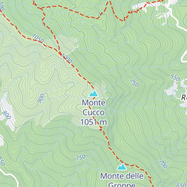 Map of Monte Cucco