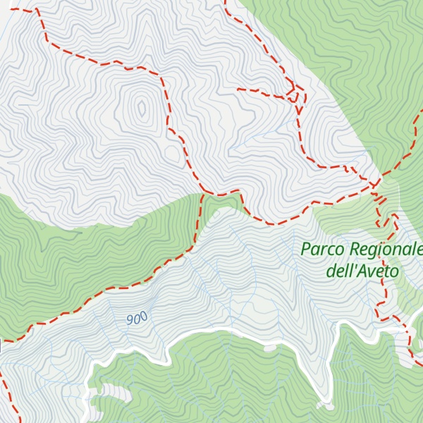 Map of Monte Bozzale