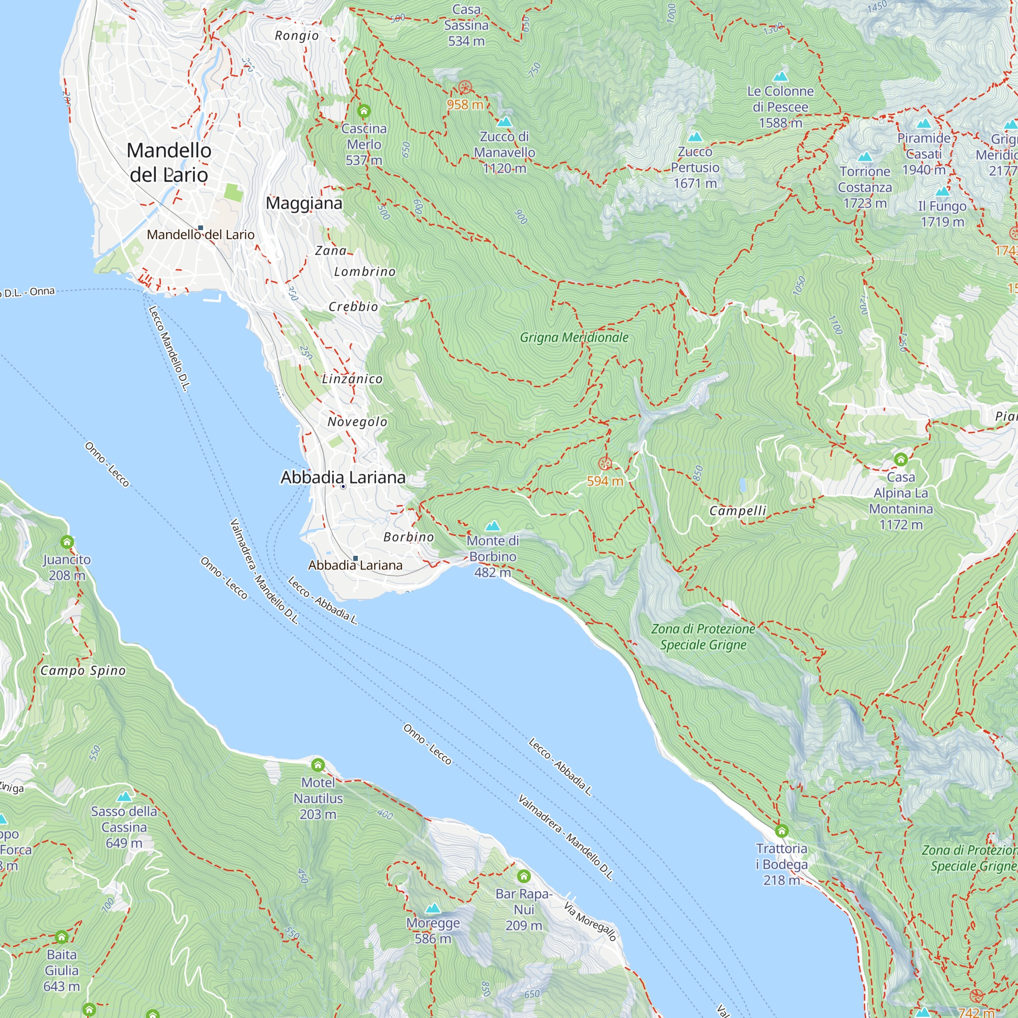 Cascine Monti map