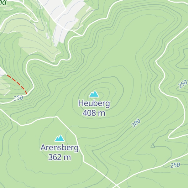 Map of Heuberg