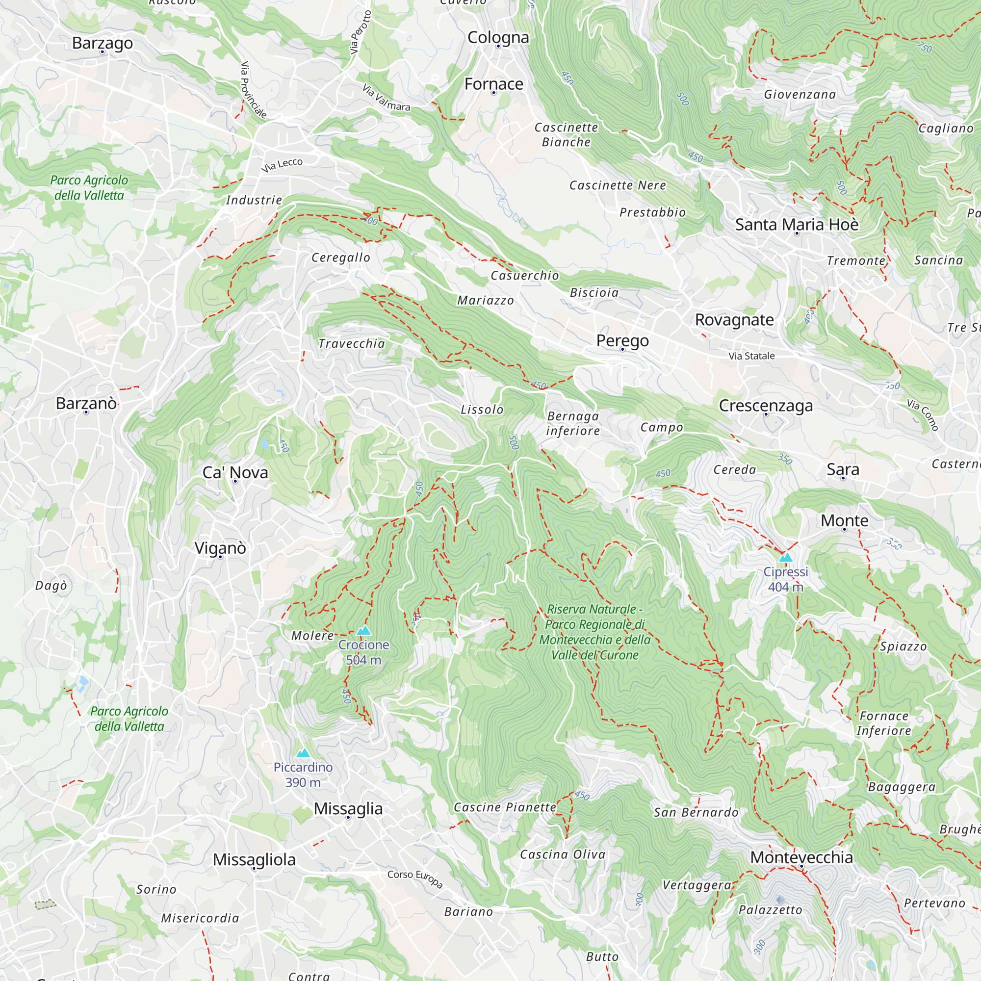 Cascina Guasti map