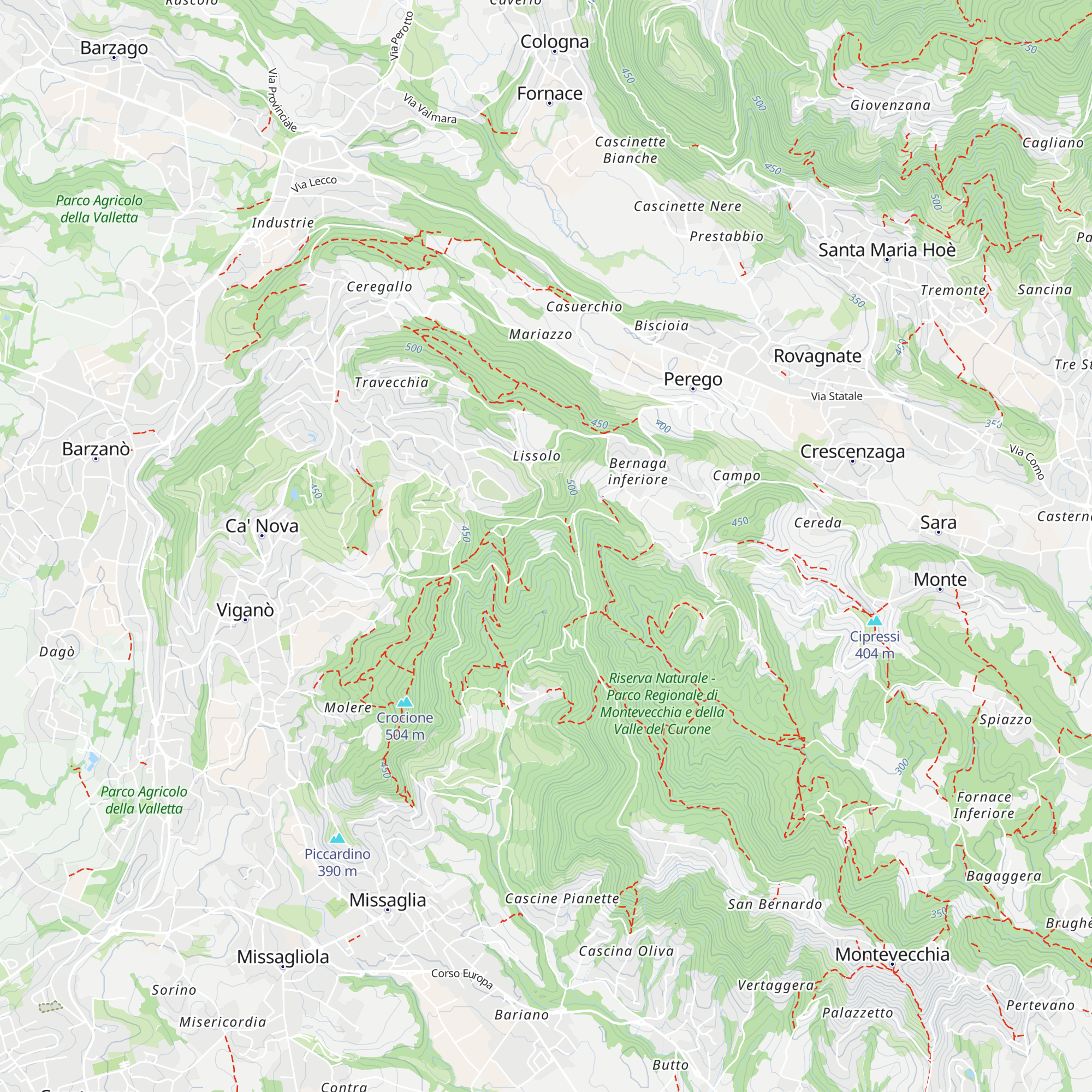 Cascina Guasti map