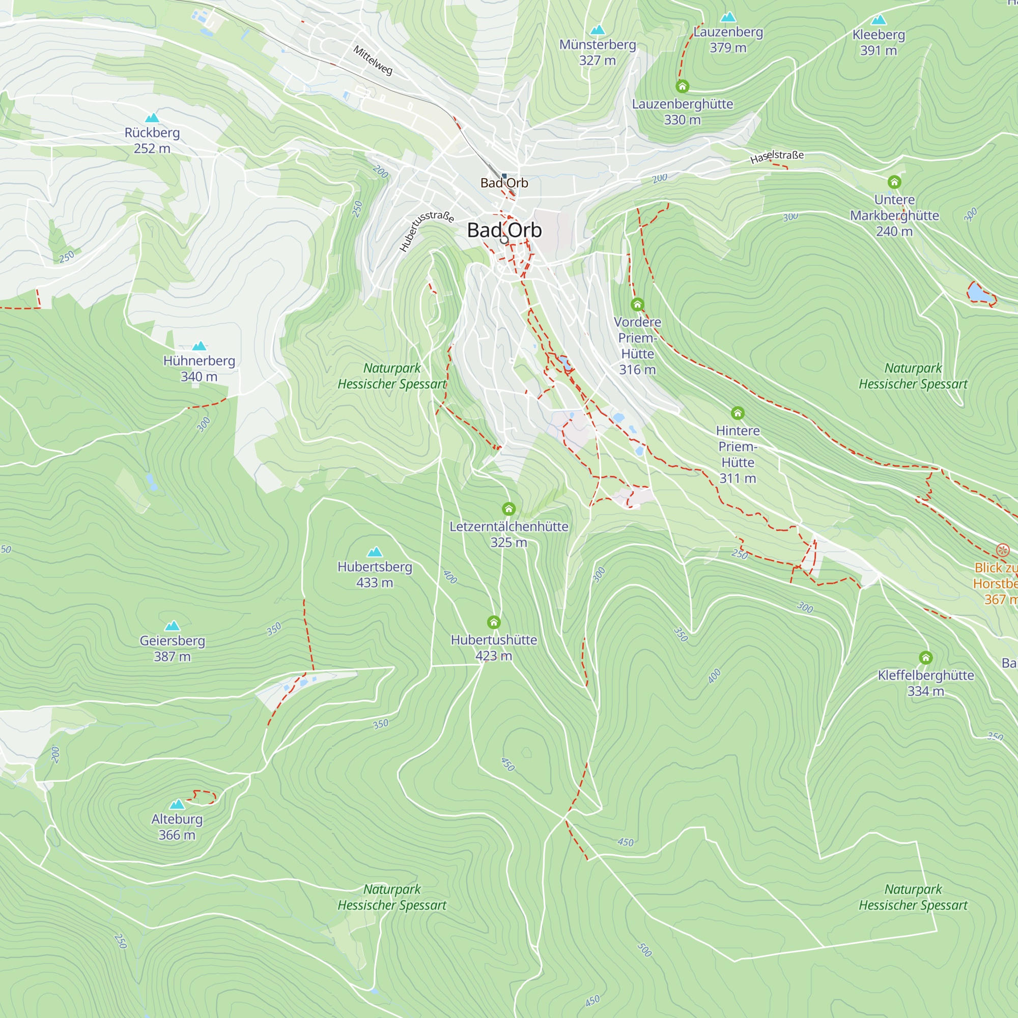 Letzerntälchenhütte map