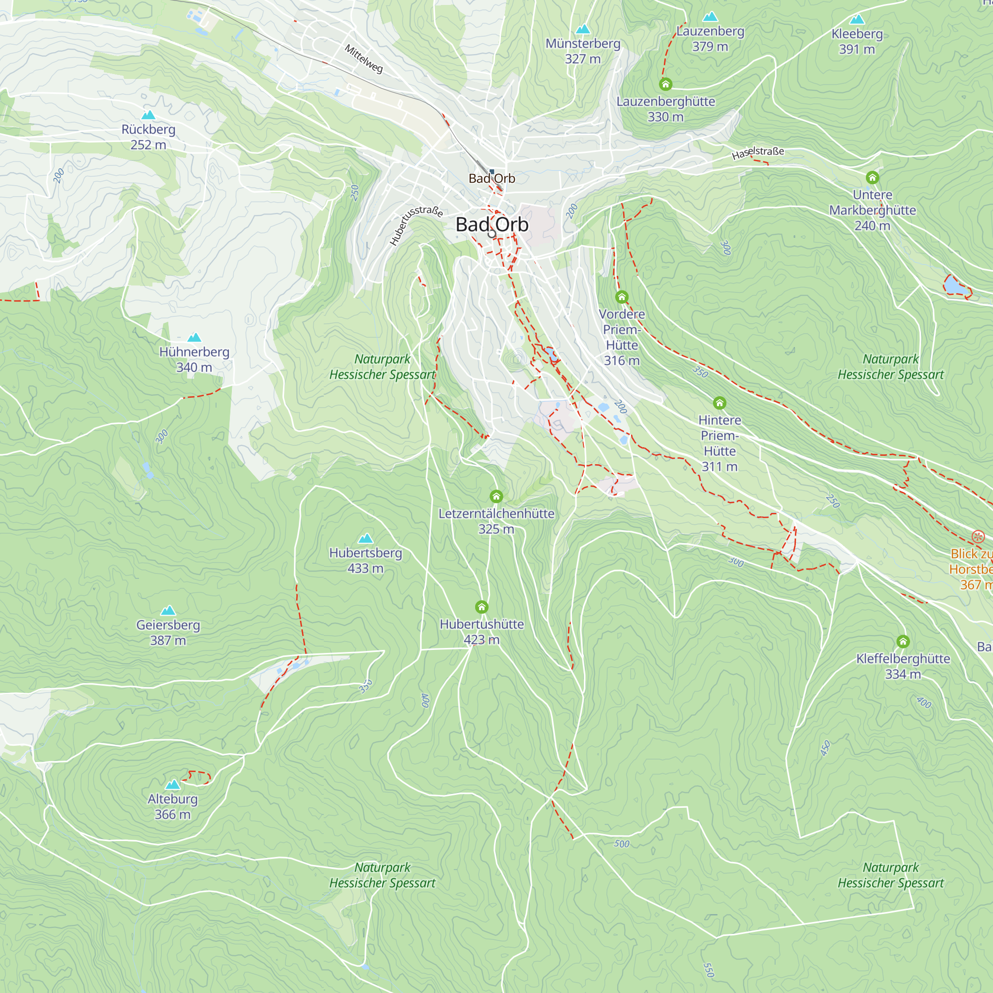Letzerntälchenhütte map
