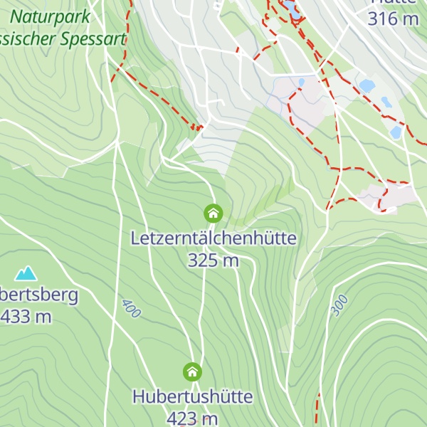 Map of Letzerntälchenhütte