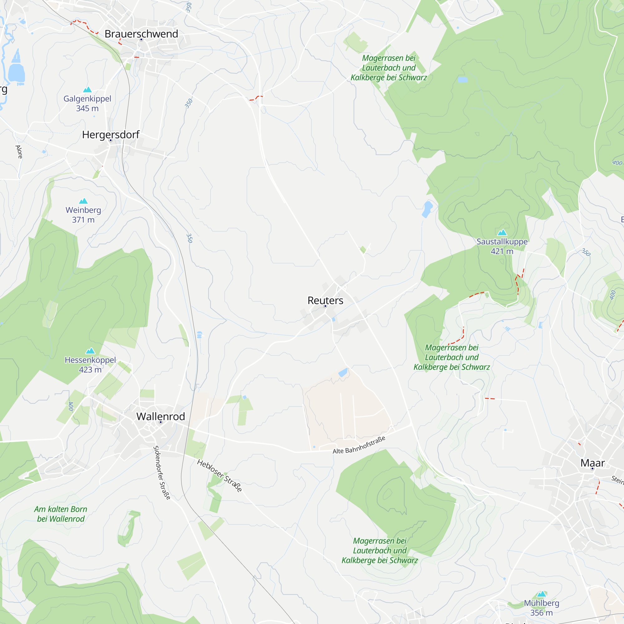 Ahornhütte map