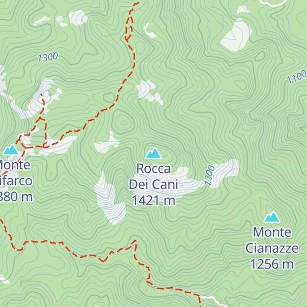 Map of Rocca Dei Cani