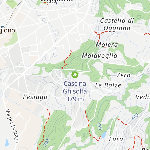 Map of Cascina Ghisolfa