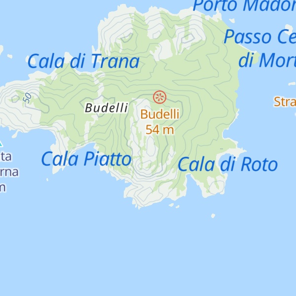 Map of Monte Budello