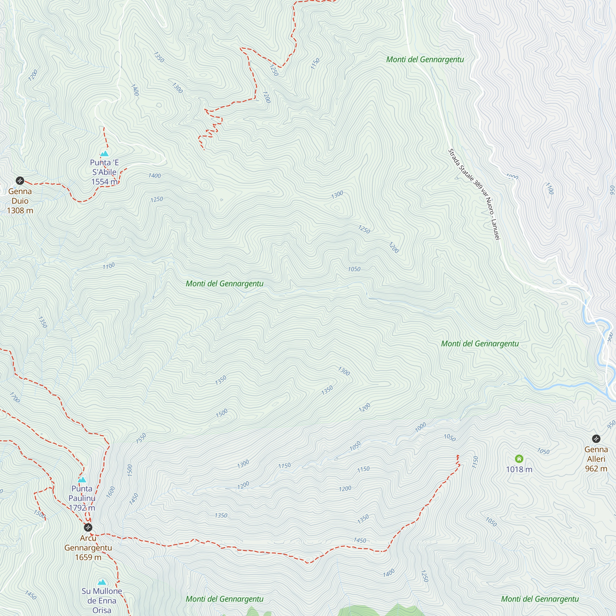 Cuile sas Iscalas map