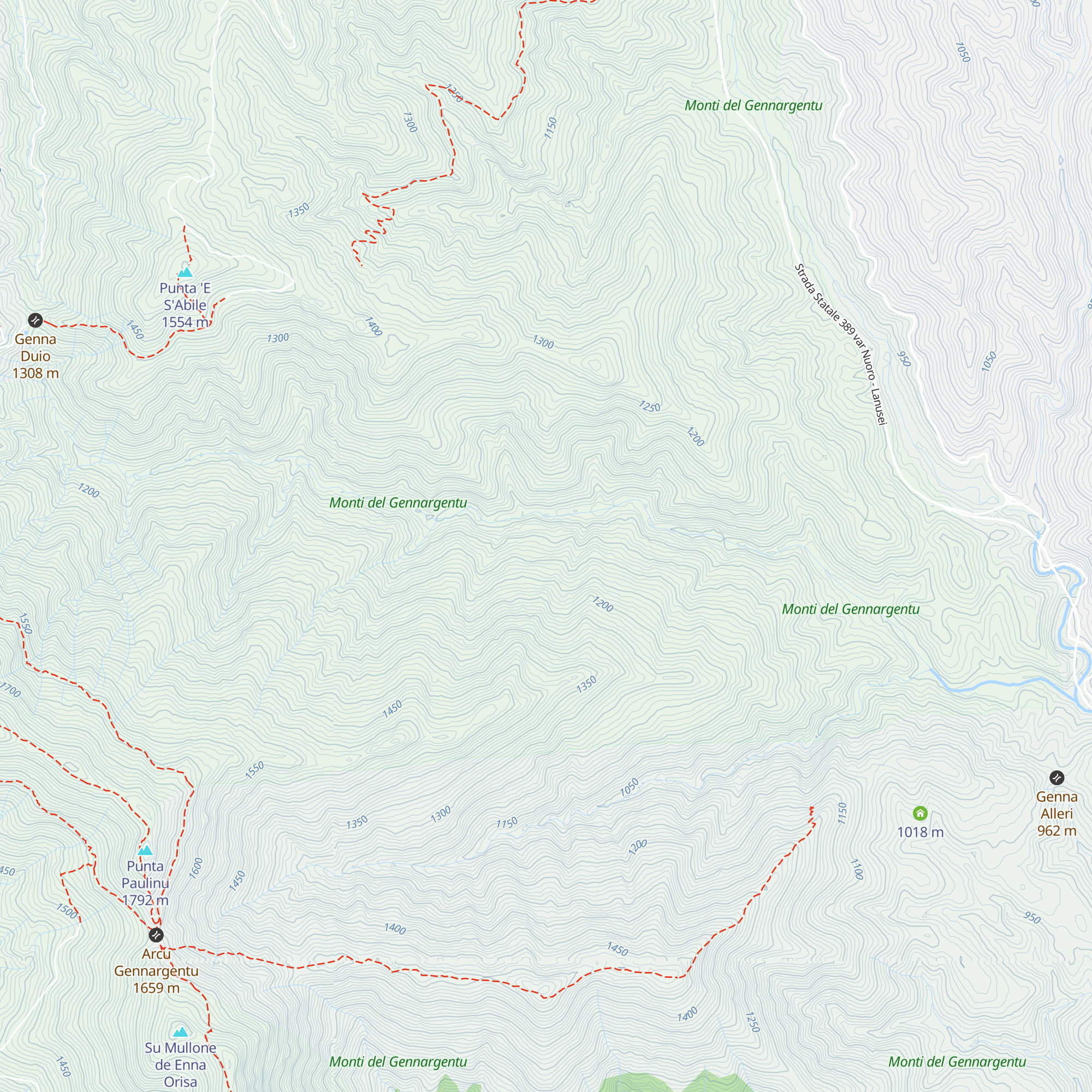 Cuile sas Iscalas map