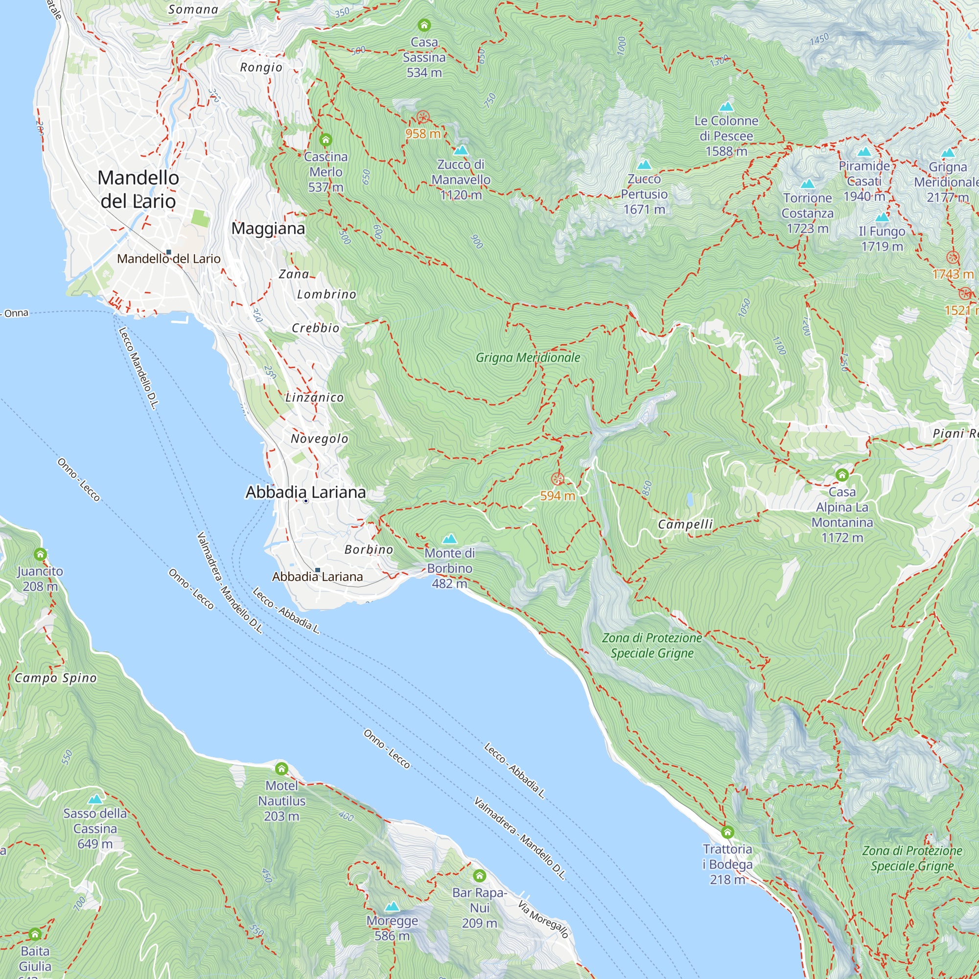 Cascina al Ponte map