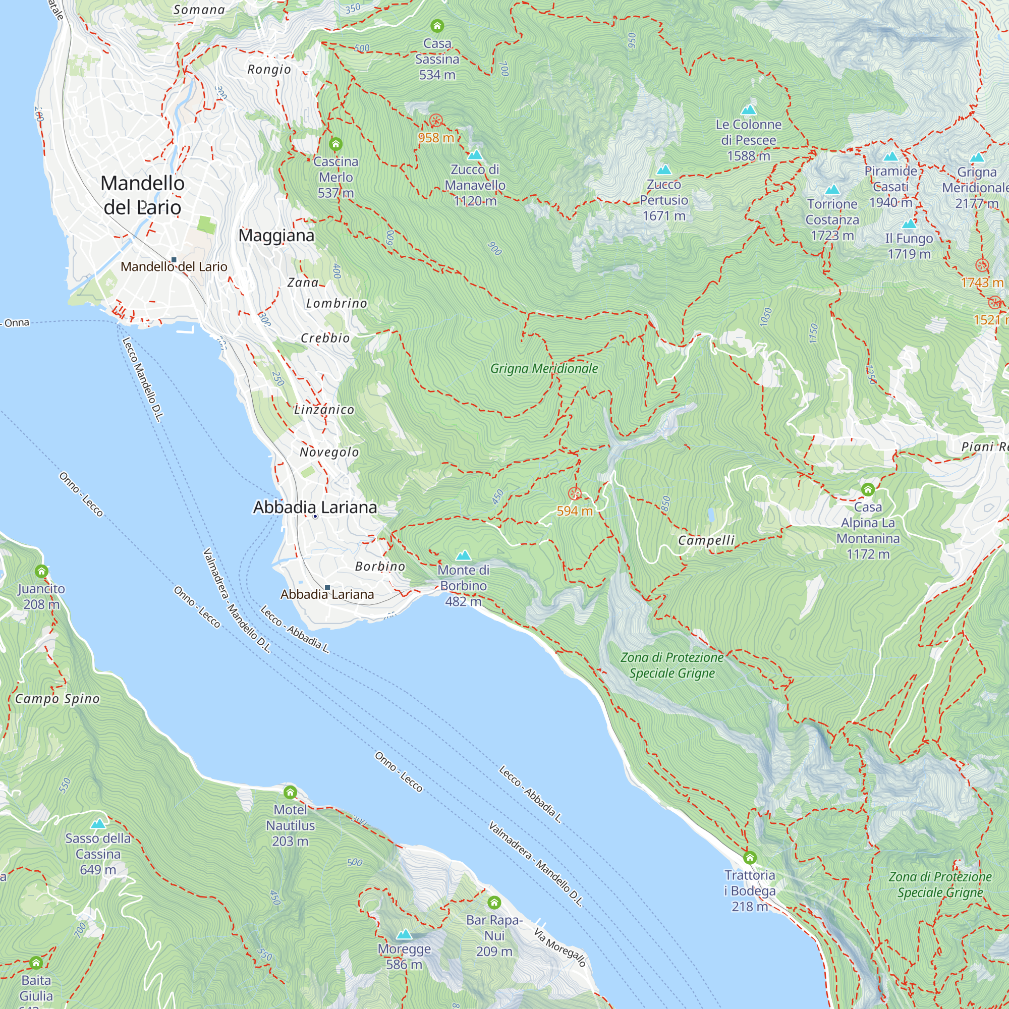 Cascina al Ponte map