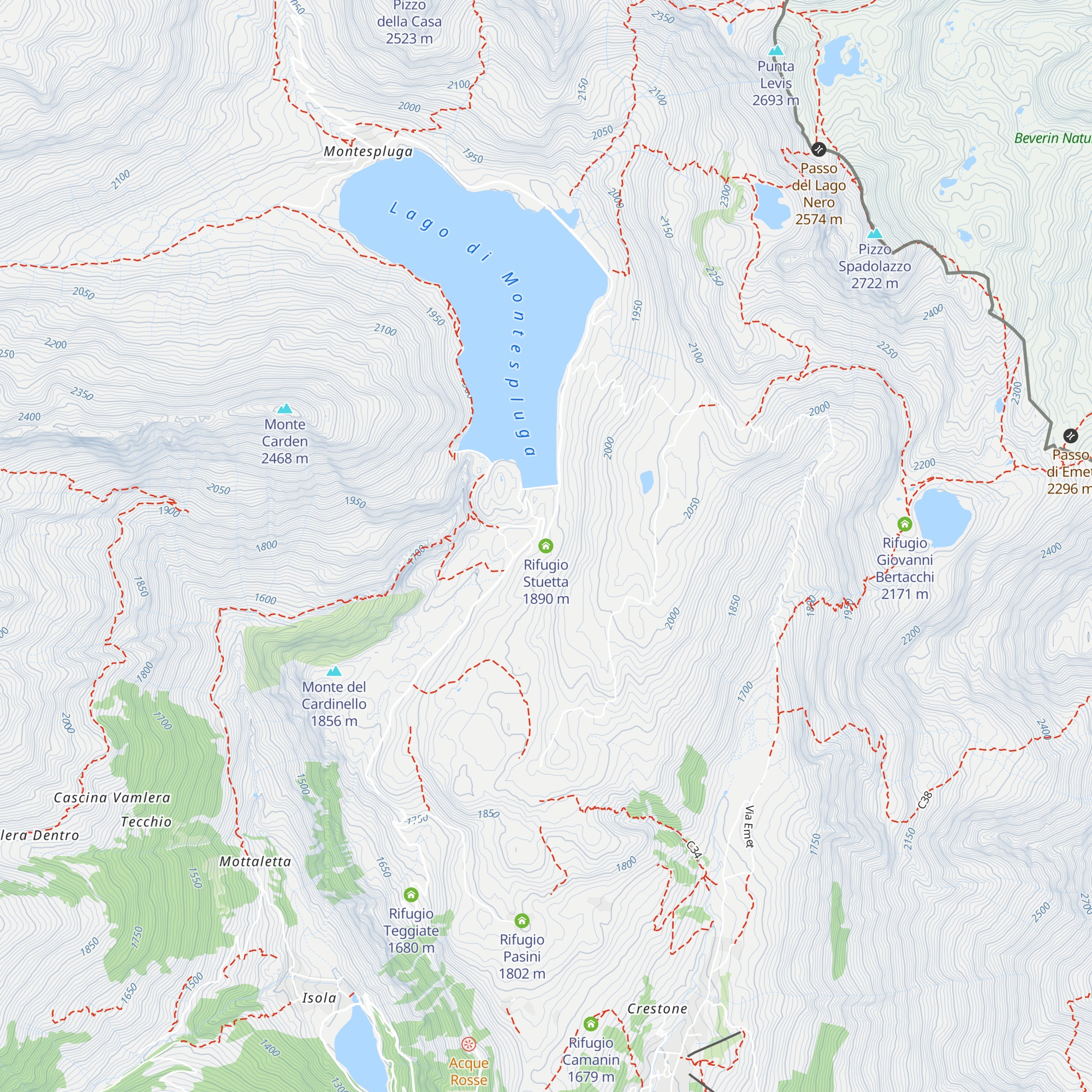 Rifugio Stuetta map