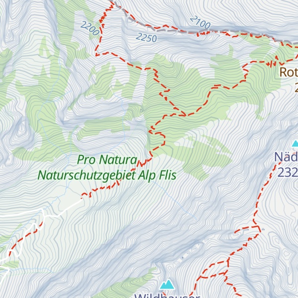 Map of Berggasthaus Schafboden Alpstein