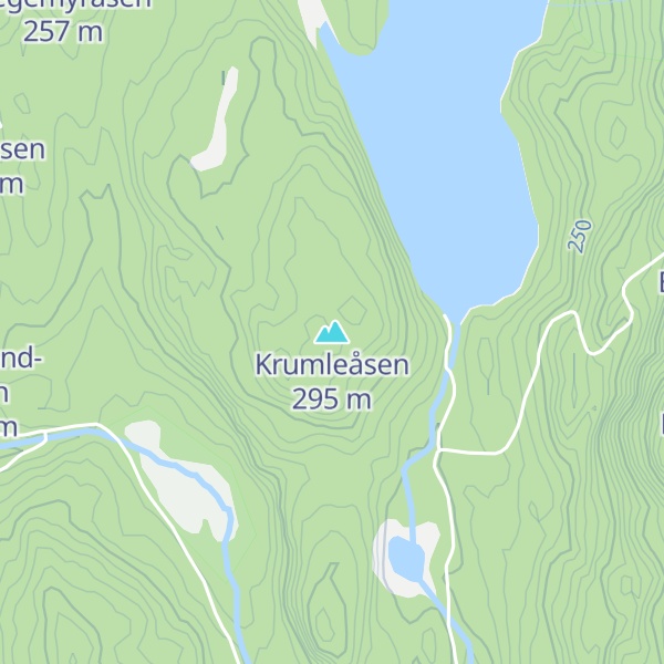 Map of Krumleåsen