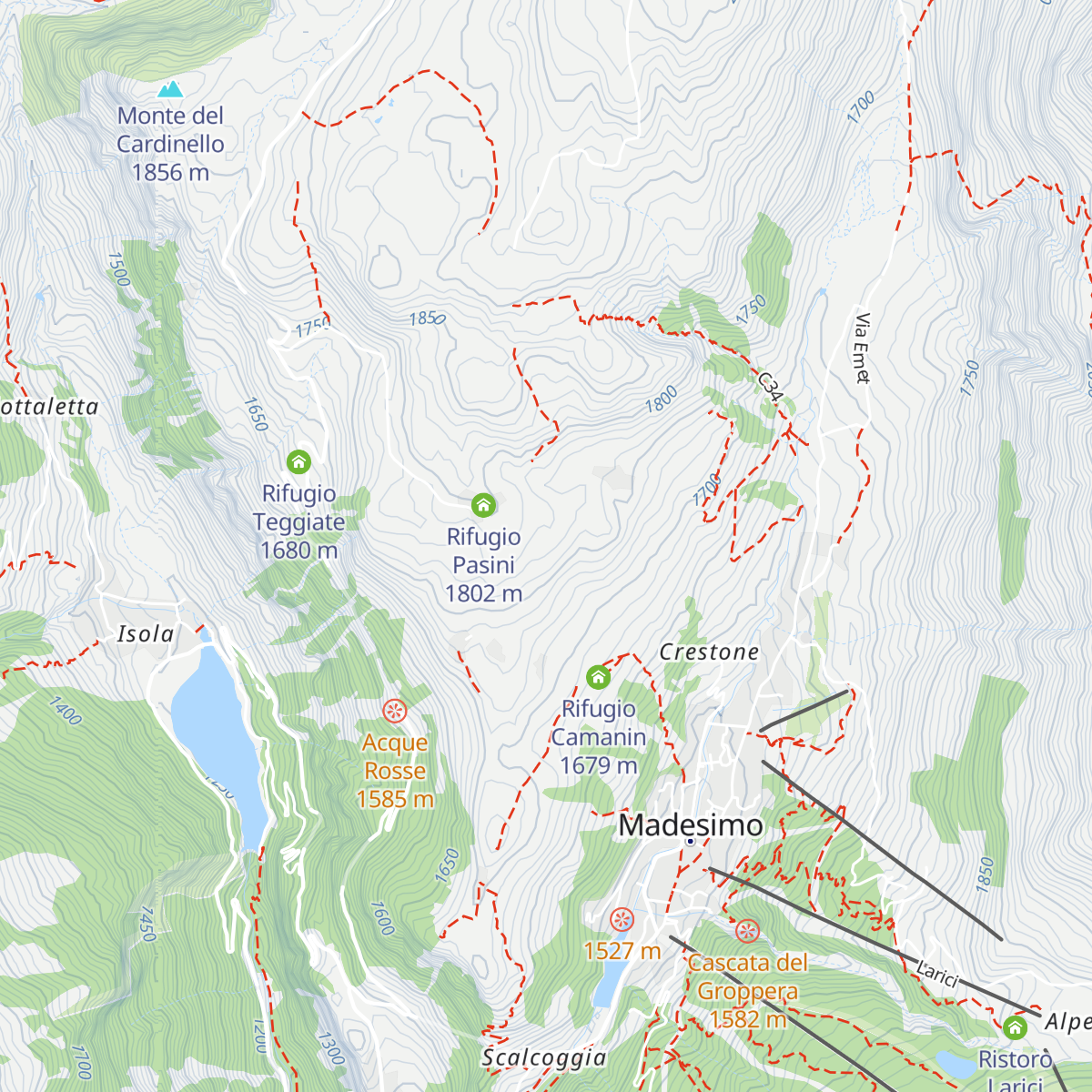 Rifugio Mai Tardi map