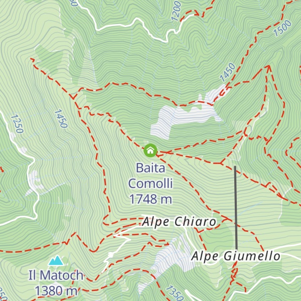 Map of Baita Comolli