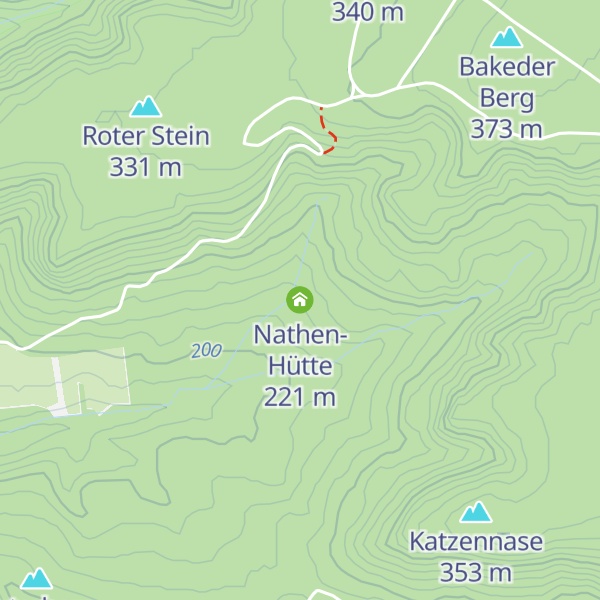 Map of Nathen-Hütte