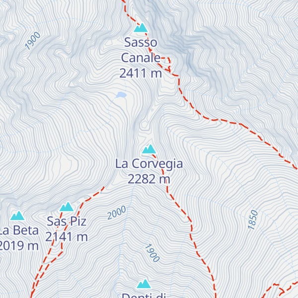 Map of La Corvegia