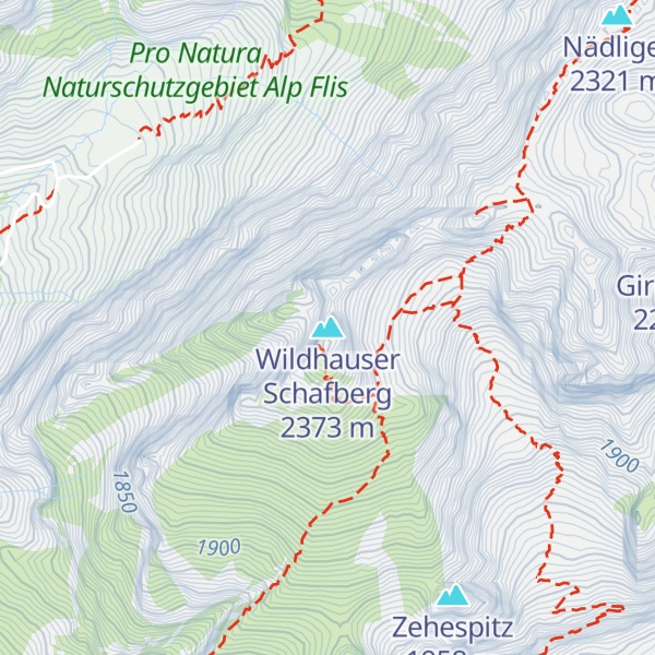 Map of Wildhauser Schafberg