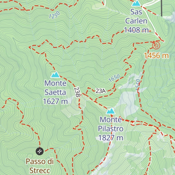 Map of Bivacco Baitello dell'amicizia