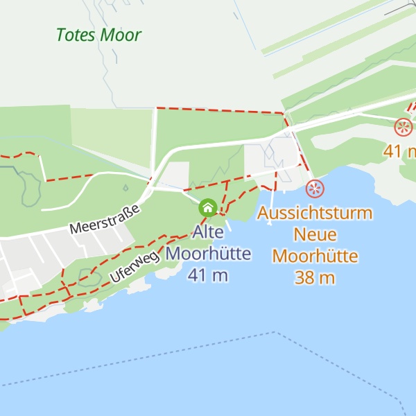 Map of Alte Moorhütte
