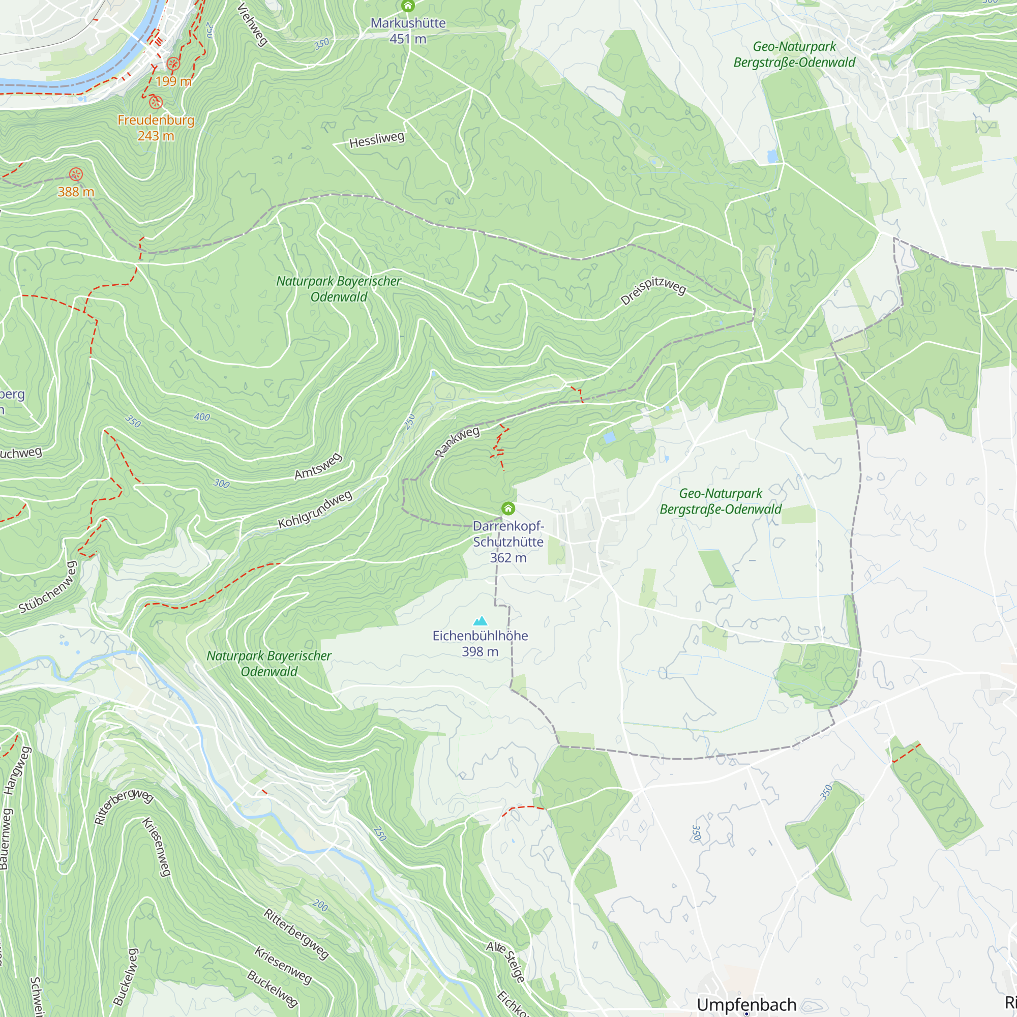 Darrenkopf-Schutzhütte map