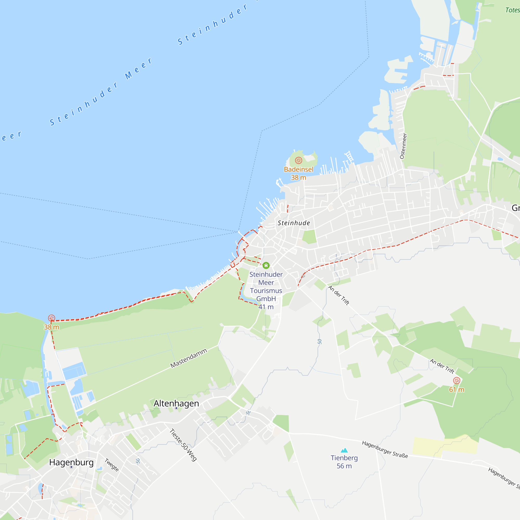 Naturpark Informationzentrum map