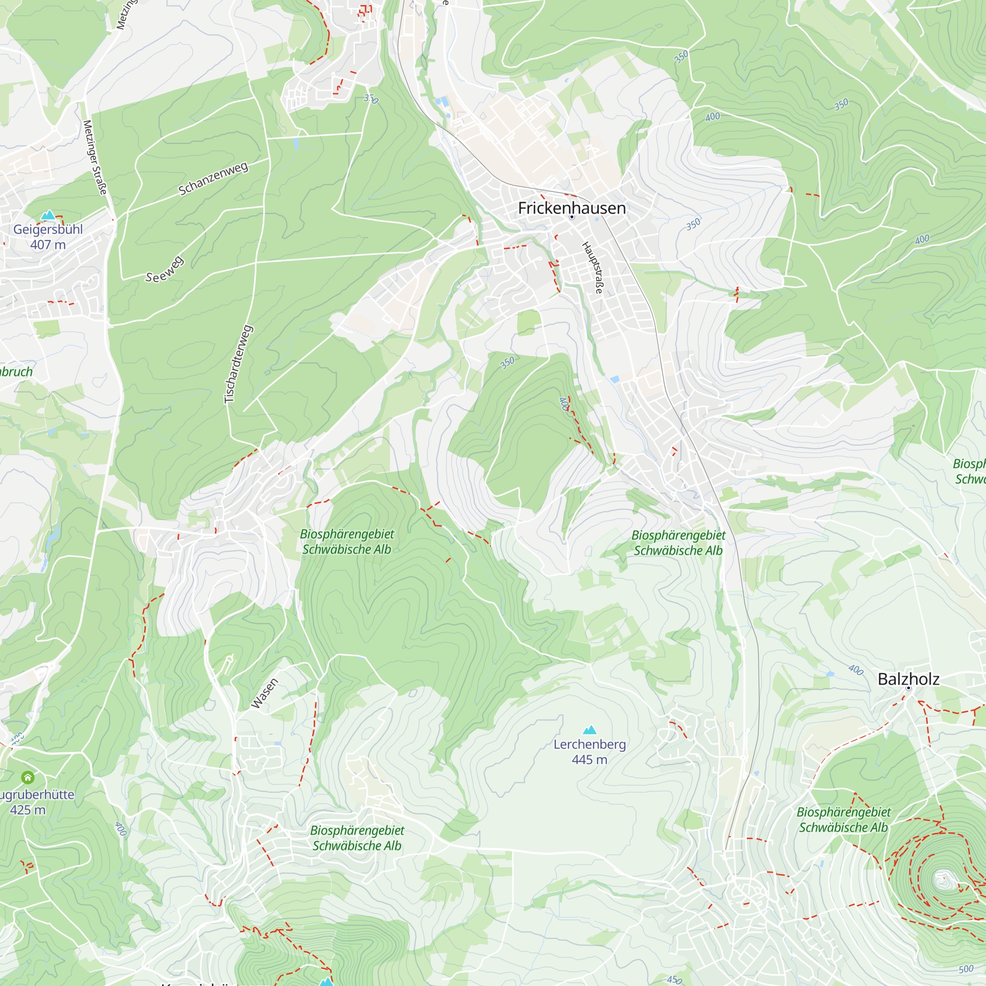 Eichenfirsthütte map