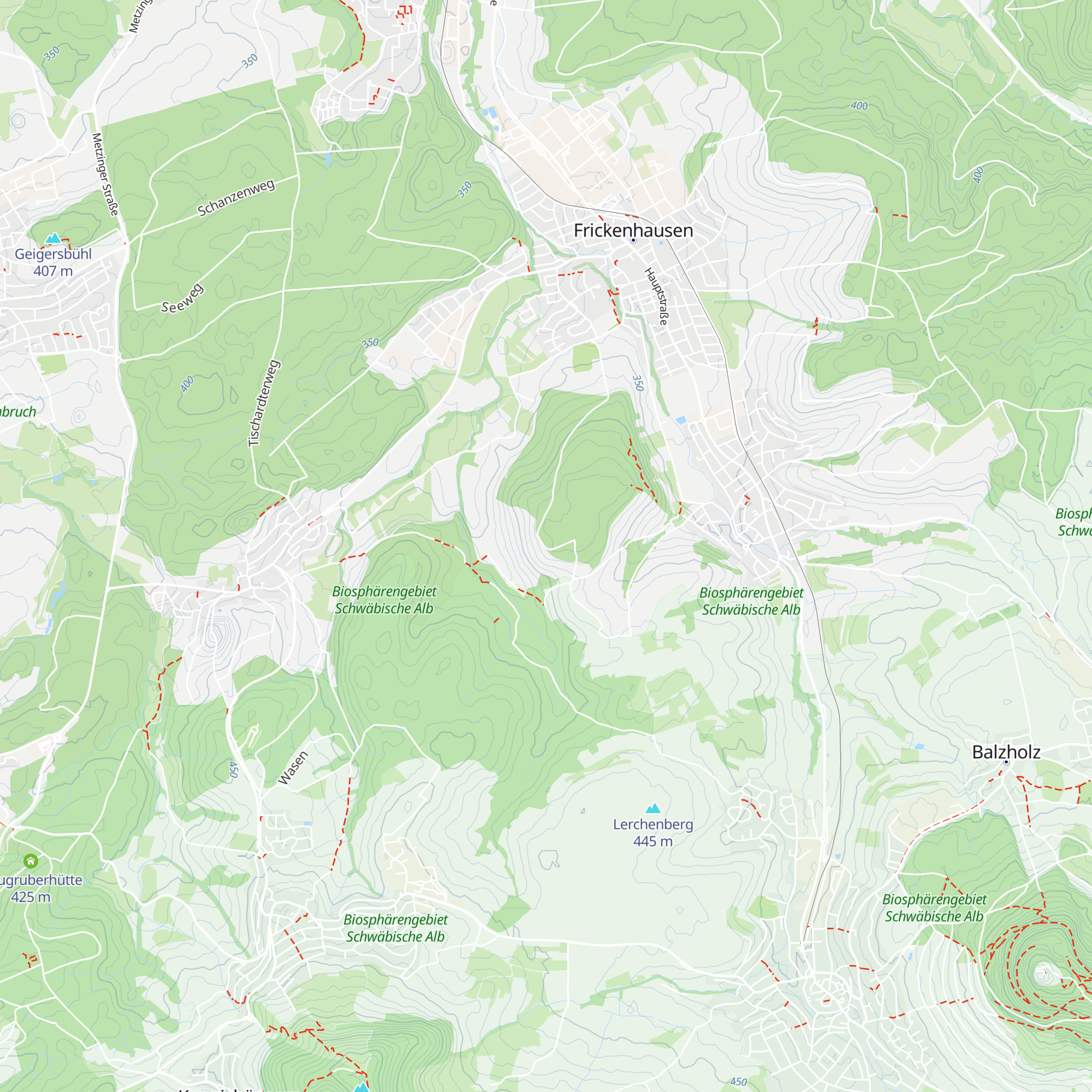 Eichenfirsthütte map