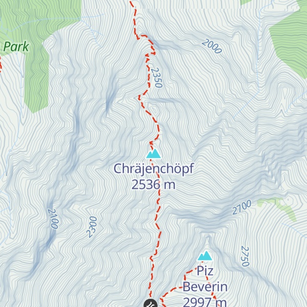 Map of Chräjenchöpf