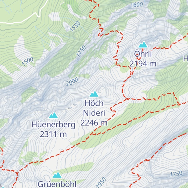 Map of Höch Nideri