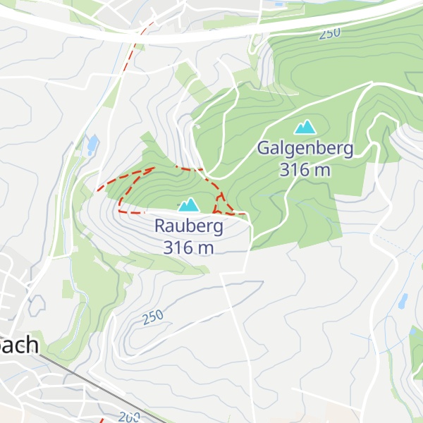 Map of Schutzhütte Rauberg