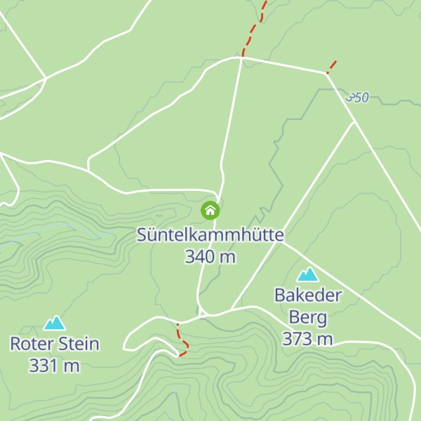 Map of Süntelkammhütte